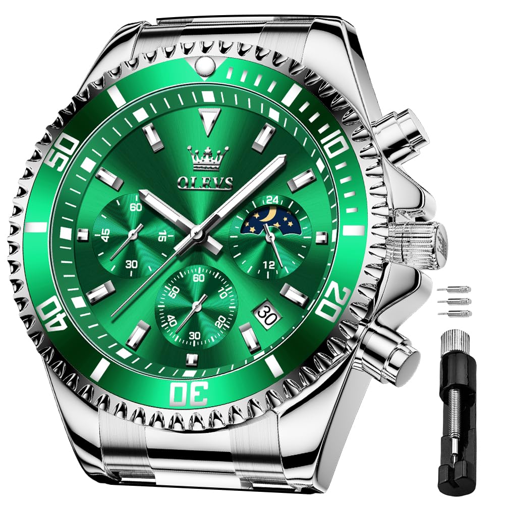OLEVS Watches for Men Business Dress Big Face
