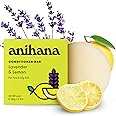 ANIHANA Conditioner Bar for Thin Fine Oily Hair Gives Hair Volume & Body Natural Healthy Look and Shine Paraben Free Lavender and Lemon 2.1 oz