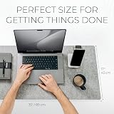 Nordik Large Felt Desk Mat Marle 89 x 43 cm Full Desk Cover view 3