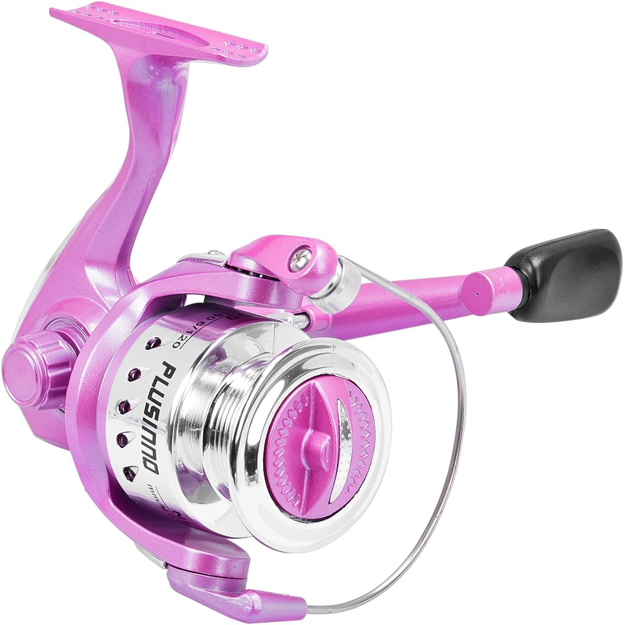 pink spinning reel