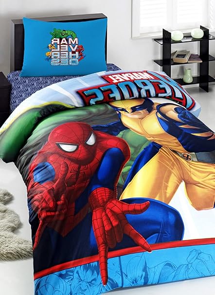 Bekata Spiderman Bedding Kids Boys Quilt Duvet Cover Set Single