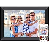 Frameo Digital Picture Frame, 10.1 Inch Smart WiFi Digital Photo Frame Electronic with 1280x800 HD IPS Touch Screen, Auto-Rotate, Wall Mountable, Share Photos/Videos Instantly via Frameo App