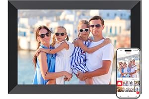 CIOWAIN Frameo Digital Picture Frame, 10.1 Inch Smart WiFi Digital Photo Frame Electronic with 1280x800 HD IPS Touch Screen, Auto-Rotate, Wall Mountable, Share Photos/Videos Instantly via Frameo App