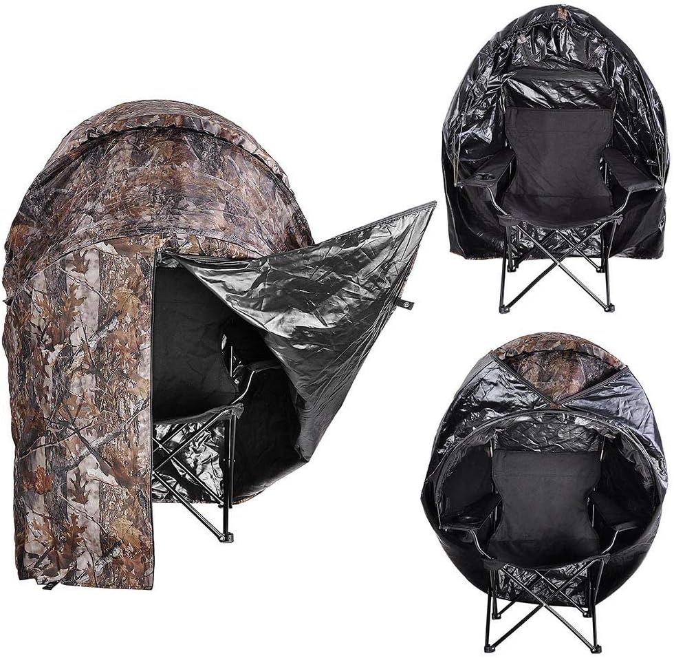 MegaBrand Pop Up Deer Ground Hunting Chair Blind Camouflage