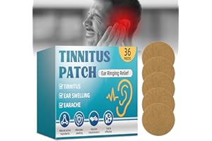 BONDTECH Tinnitus Relief for Ringing Ears, Tinnitus Relief Patch for Ear Ringing,Natural Herbal Formula, Effective Reduce Noise and Improve Focus, Gentle & Portable 36 Count