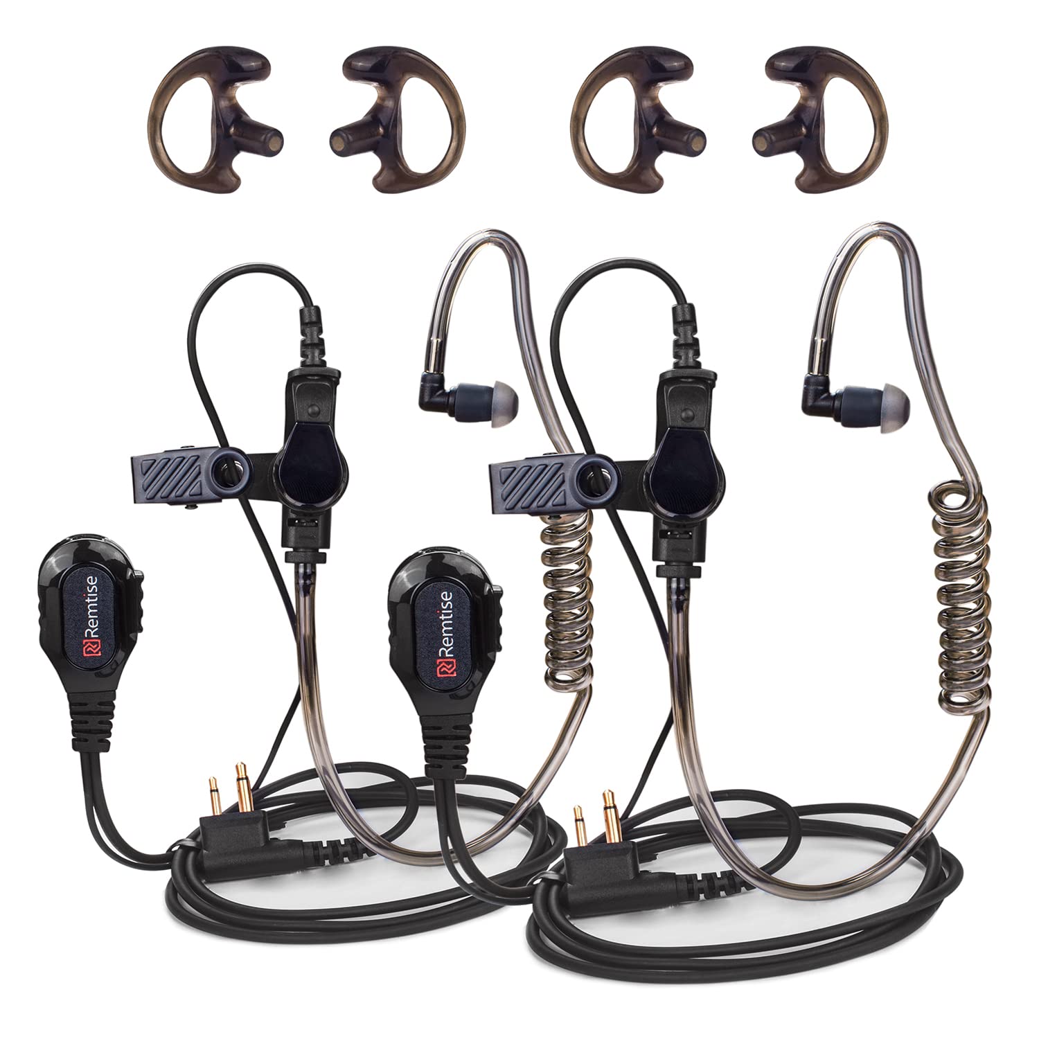 Photo 1 of Acoustic Tube Earpiece with Mic for Motorola Walkie Talkies, Surveillance Headset and PTT Compatible with Motorola 2 Way Radios BPR40/CP/CLS/DTR/PR/RDU/RMU Series (Black)
