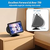 PlusAcc Adjustable Tilt Stand for Echo Show 8 (3rd Gen) Non-slip Base Black view 4