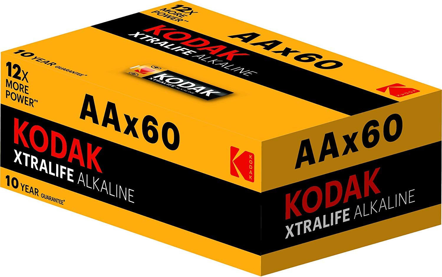 Kodak XTRALIFE AA Alkaline Battery 60 Pack for sale online eBay