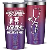 Fufandi Nurse Gifts for Women - Nurses Week Gifts, Nurses Day Gift for Nurse, Doctors, Assistant - Nursing Graduation Practitioner Birthday Gift - Tumbler Cup