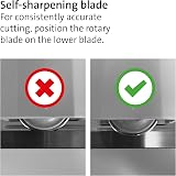 Dahle 508 A3 Self-Sharpening Paper Trimmer Guillotine Blue view 8