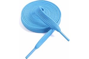 VSUDO 5/16" Fine Weave Flat Shoe Lace Shoestring for Running Athletic Sneaker