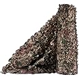LOOGU Camo Netting, Camouflage Net Blinds Great for Sunshade Camping Shooting Hunting