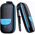 Temdan Wearable Bluetooth Speaker, Clip-On Portable Speaker with Built-in Mics for Hands-Free Music and Calls, Up to 10 Hours Battery Life,Mini Outdoor Waterproof Speaker for Working,Running-Blue