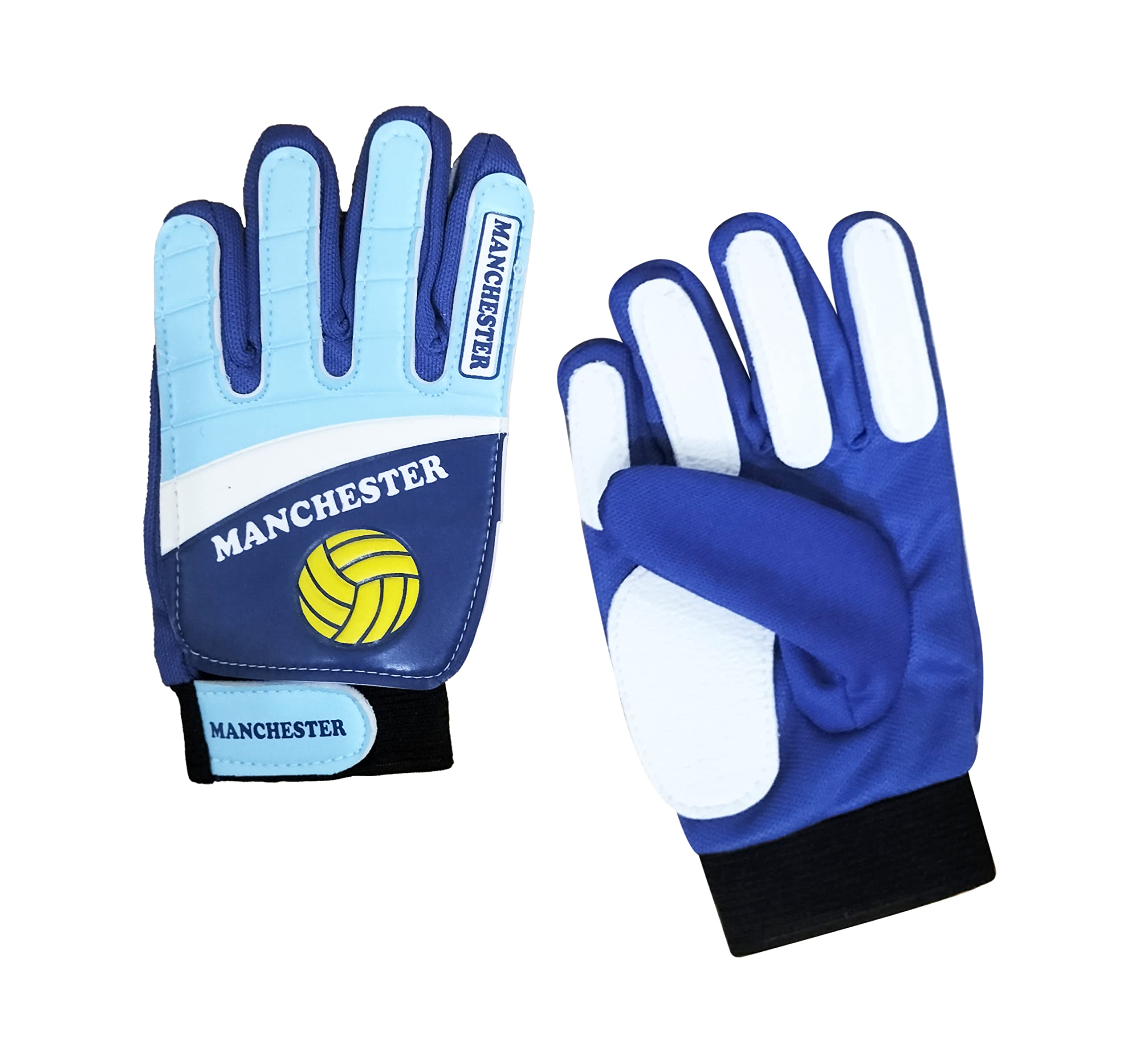 ARSUK Goalkeeper Gloves Kids, Youth Football Gloves for Boys, kids & children Soccer Goalie Gloves with Super grip Latex Palm L:20cm W:10cm Size:6