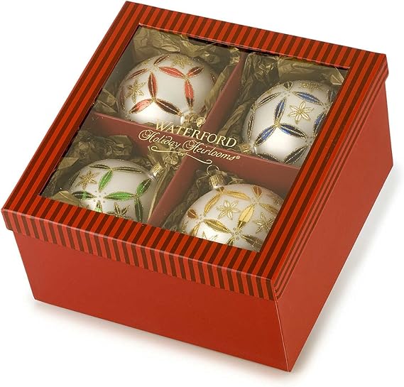 Waterford Holiday Heirlooms Epiphany Adornments Set of 4