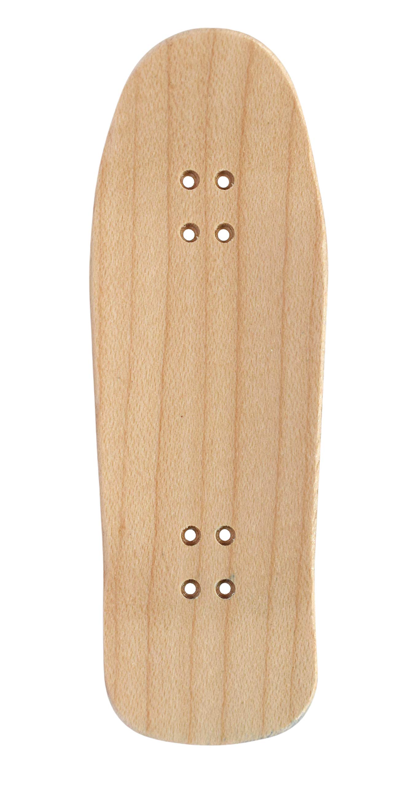 Wooden Fingerboard Carlsbad Cruiser Deck, The Classic - 34mm x 100mm - Handmade, Pro Shape & Size - Five Plies Wood Veneer - Includes Prolific Foam Tape - Teak Tuning
