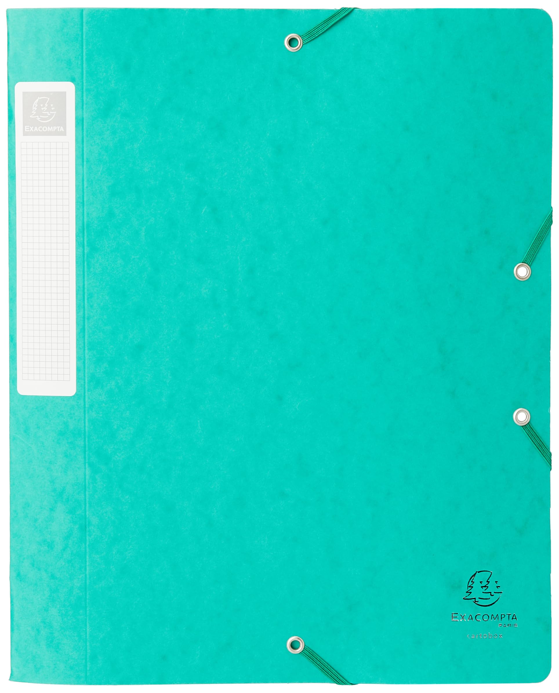 Exacompta Ref - 14003H Cartobox Elasticated Filing Boxes, 25 x 33 cm Suitable for A4+ Documents, 40 mm Spine and Made from Pressboard (1 Item) — image 1