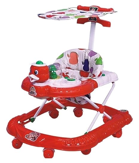 Adelee Musical Ducky Walker with Canopy (Red)