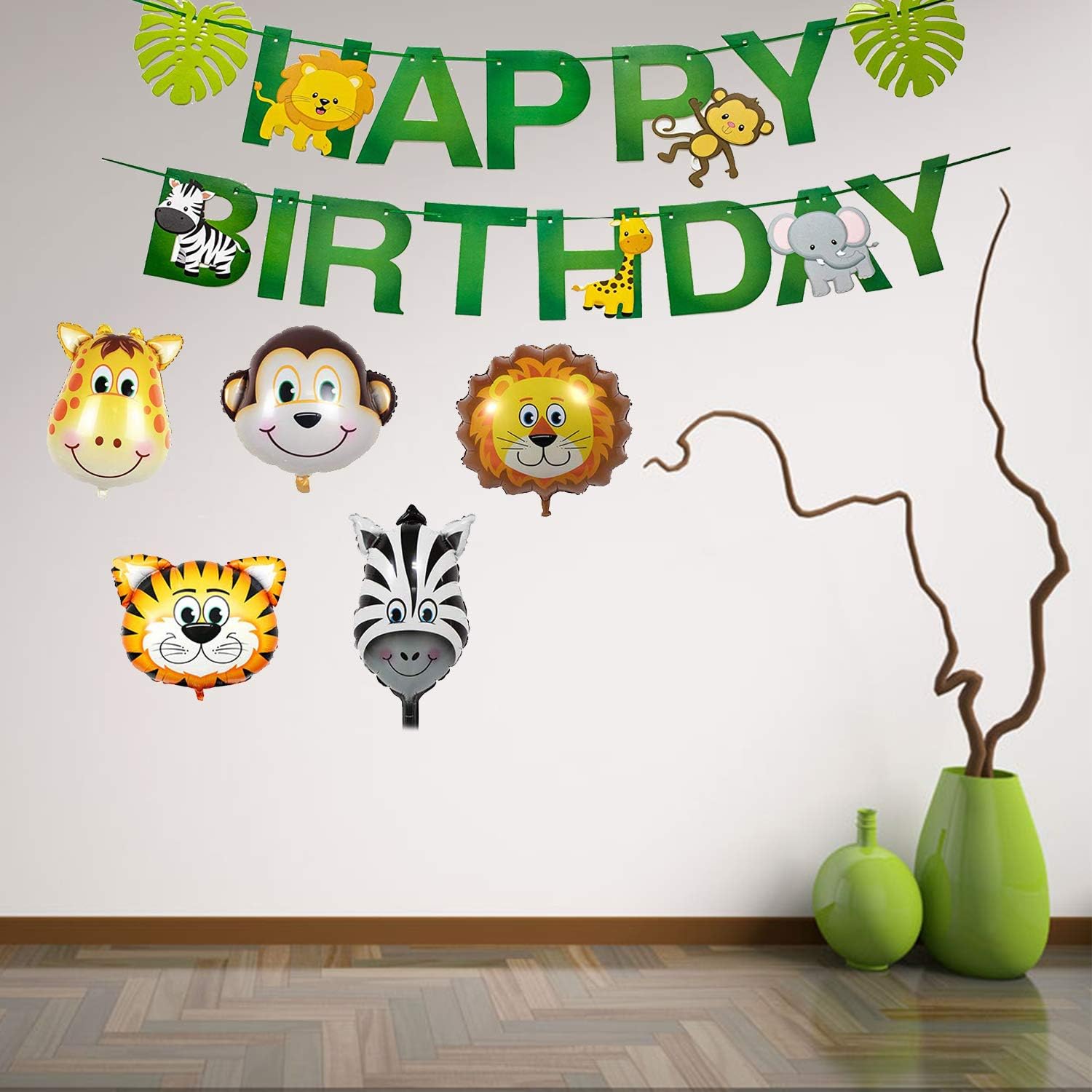 Decoration De Fete Danniversaire Joyeux Anniversaire Banniere Jungle A Theme Animal Ballons Foret Hawaiian Party Decoration Shi Wu Jungle Theme Fournitures De Fete Decorations Jeux Et Jouets Estiloss Com