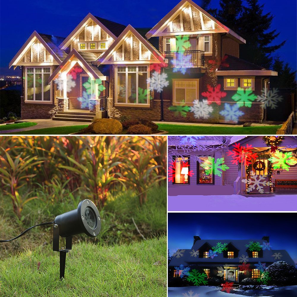 CroLED Natale Festa Lampada Decorazione a Neve Lampada Giardino Terra Lampa Amazon Illuminazione