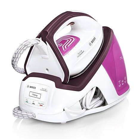 Bosch TDS4020 Dampfstation (2.400 Watt, 5,5 bar Dampfdruck, 250g Dampfstoß, kein Wäschesortieren dank Voreinstellung, Abschal