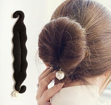 Buy Akoak 1 Pcs Elegant Pearl Magic French Twist Bun Maker Clip