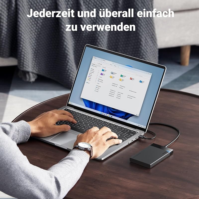 Festplattengehäuse 2,5 Zoll 6Gbps Externes Gehäuse