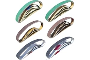 Tockrop 24 Pack 1/2" x 12" Replacement Sharpening Belt Kit for Official Work Sharp (WSKTS & WSKTS-KT/Mk.1 & Mk.2) Knife & Too