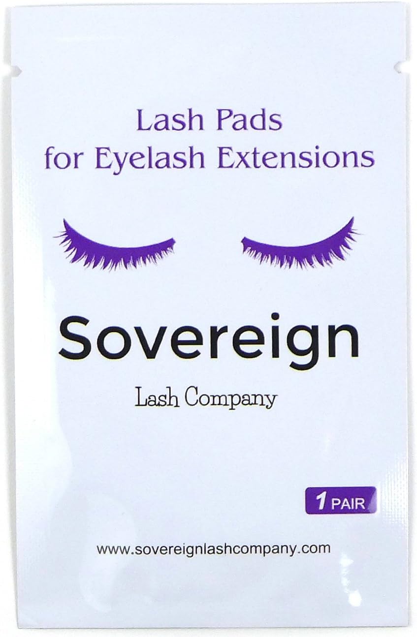 50 Pairs Lash Pads Eyelash Extension Patches Eye Gel Lint Free
