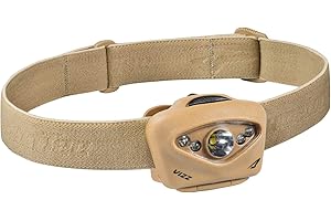 Princeton Tec Vizz Tactical LED Headlamp (420 Lumens, Tan), One Size