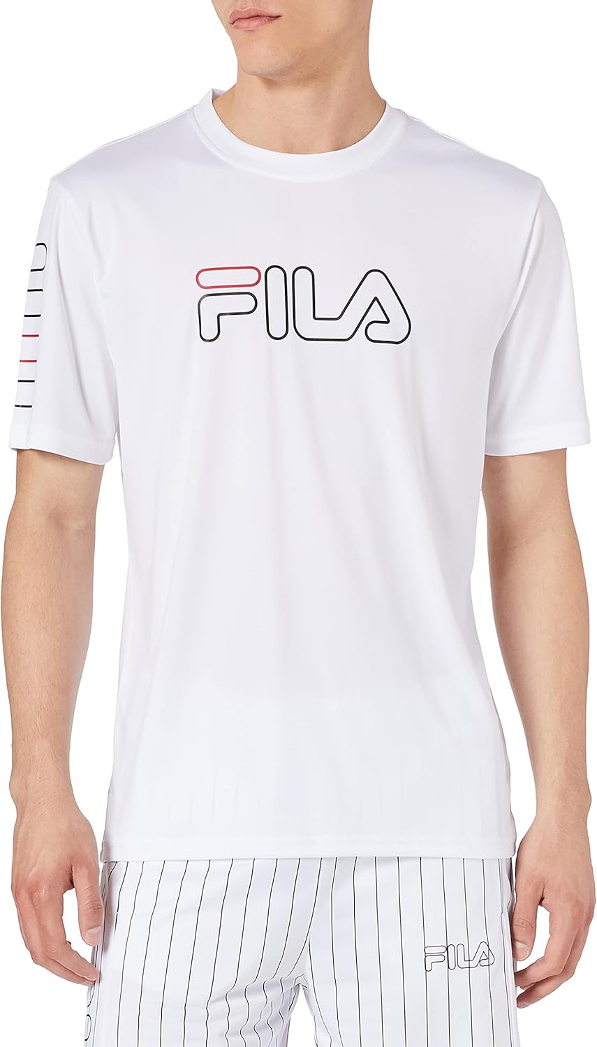 Fila Ermin Camiseta, Blanco Brillante, L para Hombre Amazon.es Ropa