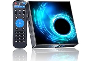 EASYTONE Android TV Box 10.0 4GB RAM 64GB ROM, Android Box 2025 Support 6K 4K Dual-WiFi 2.4G/5G H616 Quad-Core CPU with HDR10 BT4.0 3D Ethernet H.265 Decoding Smart Box for TV