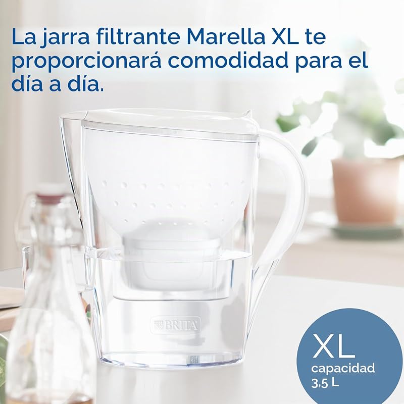Jarra Filtrante Brita Marella XL+1 Maxtra Pro PP Blanco Polipropileno 3,5 L 150 l — foto 4 de 8