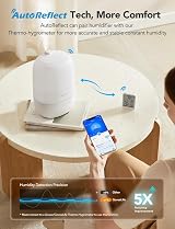 GoveeLife Humidifier 3L Top Fill WiFi Auto Humidity Control Night Light view 4