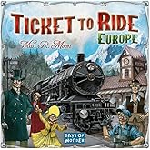 Ticket to Ride : Europe - A Board Game by Days of Wonder 2-5 Players - Board Games for Family 30-60 Minutes of Gameplay Games