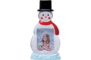 Neil Enterprises Inc. Snowman 1.75" 2.75" Photo Snow Globe