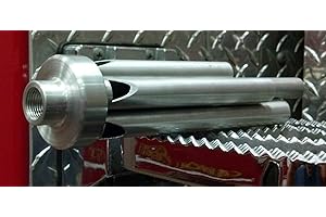 Threaded Base Steam Train Whistle 5 Chime Aluminum