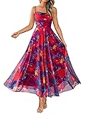 BTFBM Women Summer Floral Maxi Dresses Elegant