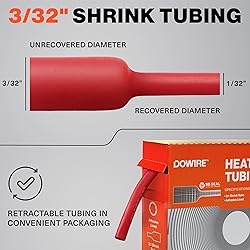 Dowire Heat Shrink Tubing 3/32" - Adhesive Lined