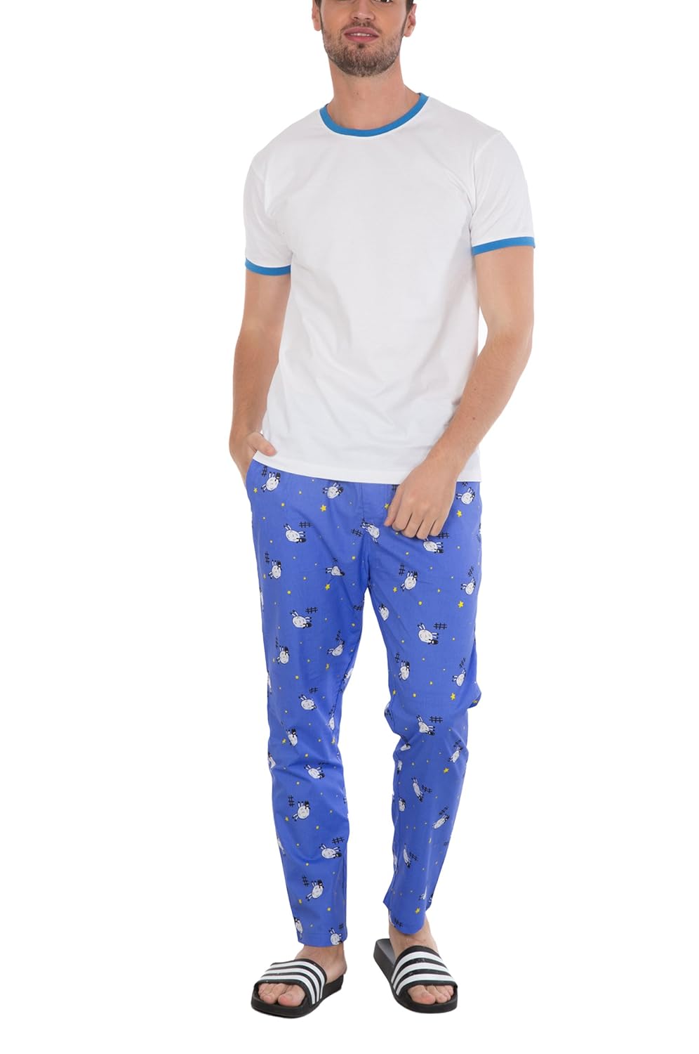bewakoof men's printed pyjamas
