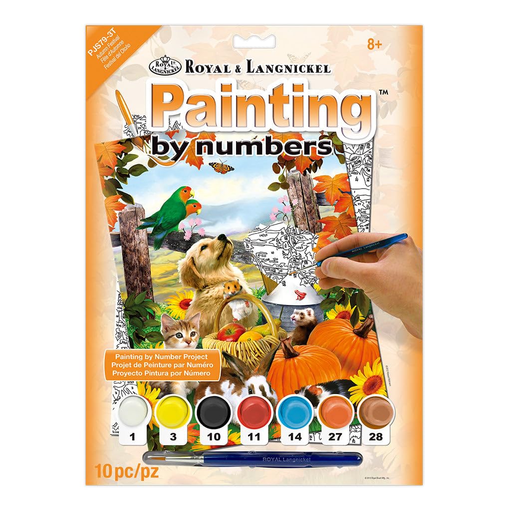 Royal & Langnickel Autumn Festival Design Paint by Numbers Kit