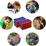 VReder 7.2cm Foam Darts Refill for Nerf N-strike Elite Blasters Blue 200Pcs view 5