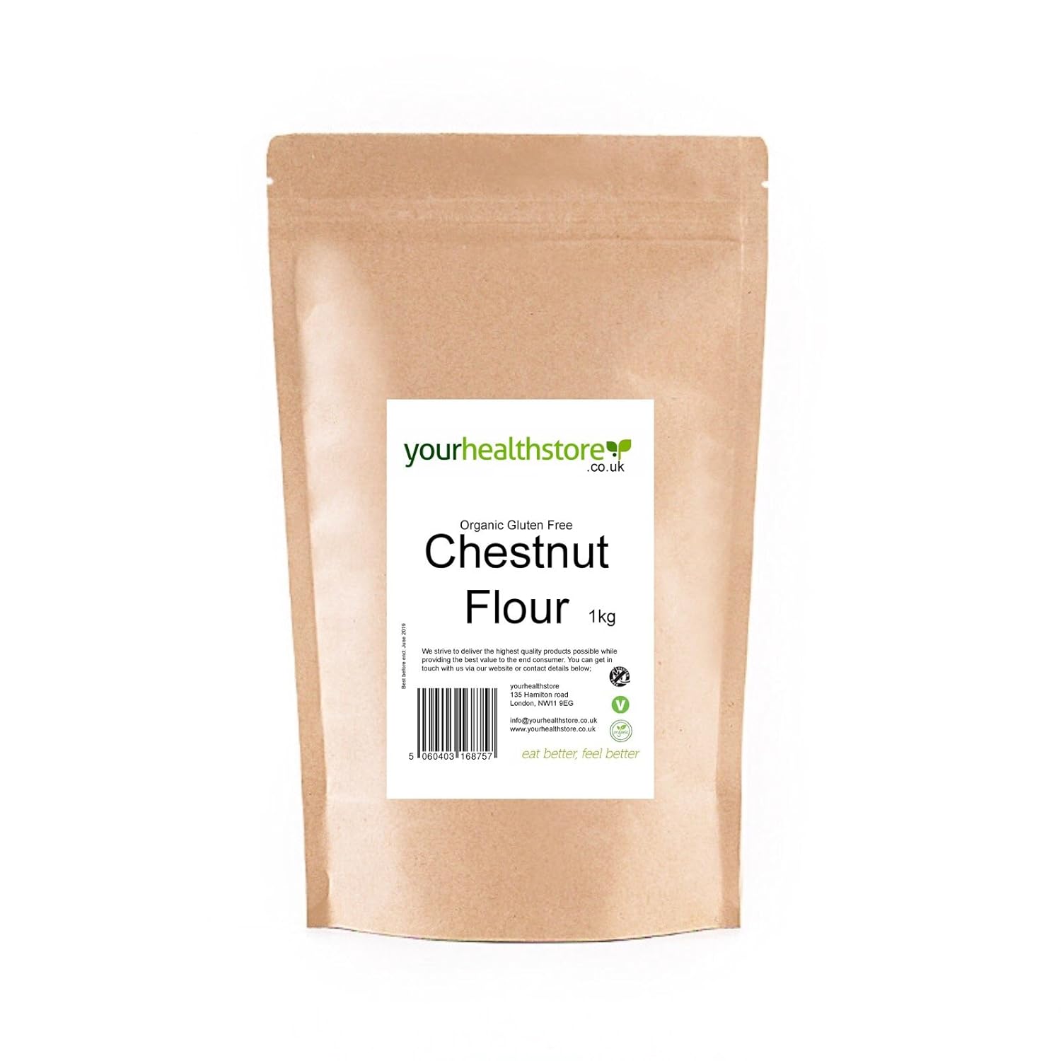 yourhealthstore Premium Gluten Free Chestnut Flour 1kg from Italy Using