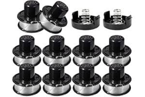 KAKO ST4500 Replacement Spool for St4500 Black and Decker Weed Eater Spool, 20ft 0.065” Spool Line for Black Decker St4500 Spool, for RS-136 Black and Decker Bump Feed Spool(10+2+2 Pack)
