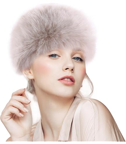 Amazon.com: FHQHTH Faux Fur Headband for Women Warm Winter  display picture 3