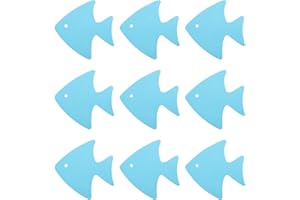 SOLUSTRE 20pcs Anti-slip Bathtub Stickers with Suction Cups Peva Material Fish Shape for Swimming Pool