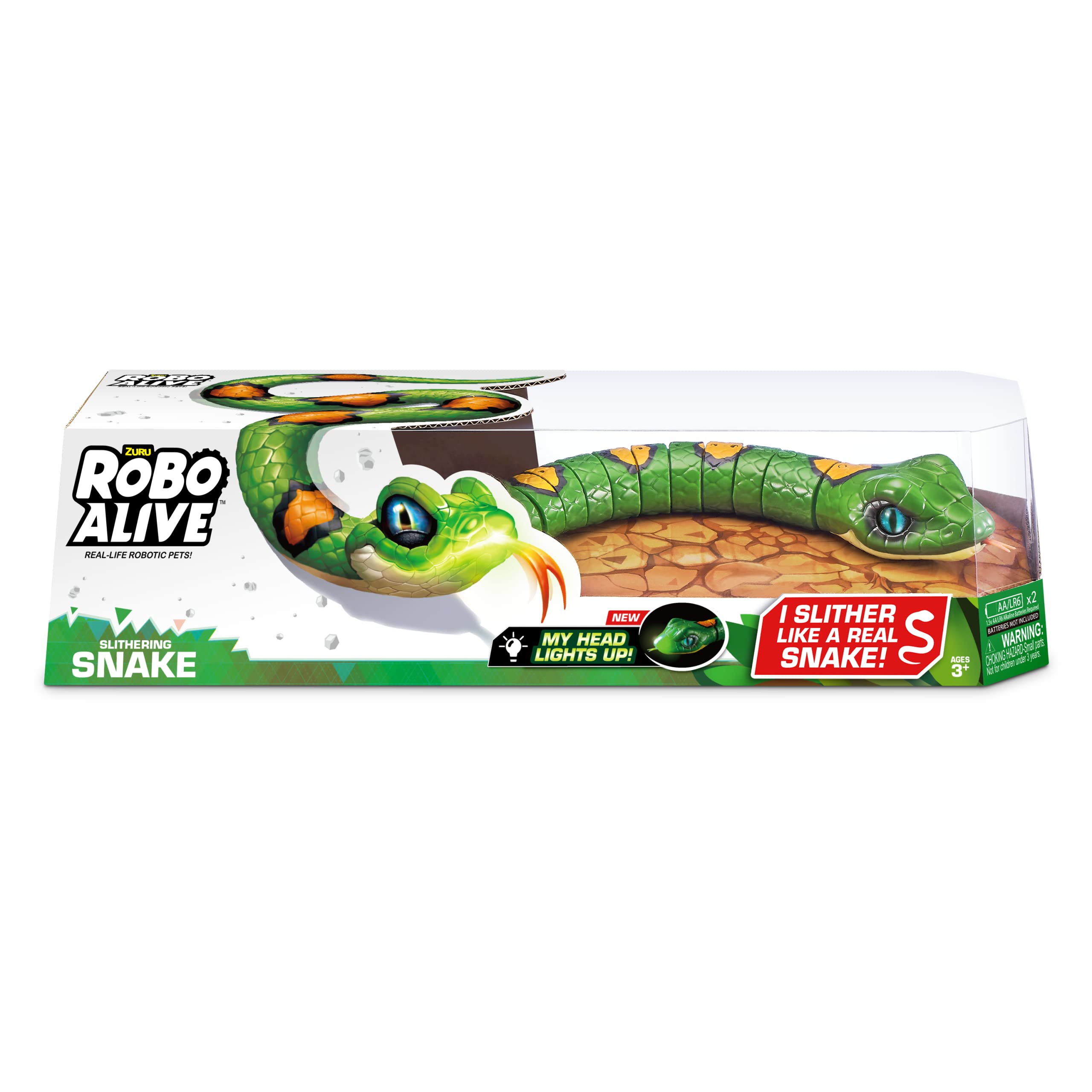 Zuru Robo Alive Robotic Light-Up Snake Assorted ( Refresh ) AZT7150