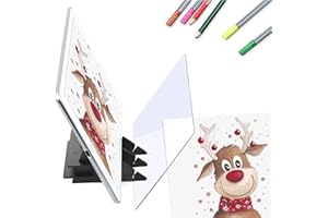 PERZOMIDO Painting, Drawing & Art Optical Drawing Board Sketch Pads for Cookie Projector Drawing for Zero-Based Wizard for Beginners and Kids，Drawing Board Drawing Tool Projector
