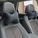 Car Headrest Pillow (2 Pieces),Car Memory Foam Neck Pillow, Neck Support Pillow for Car Seat for Car, Travel, Home & Office,Relieve Fatigue, Comfort & Breathability