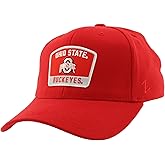 Ohio State Buckeyes NCAA Officially Licensed Fitted Hat ZH Patch Switchback Team Color, Medium